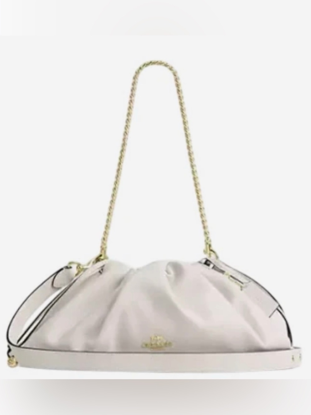 ✨ NWT Coach Faye Large Shoulder Bag in Gold/Chalk ✨